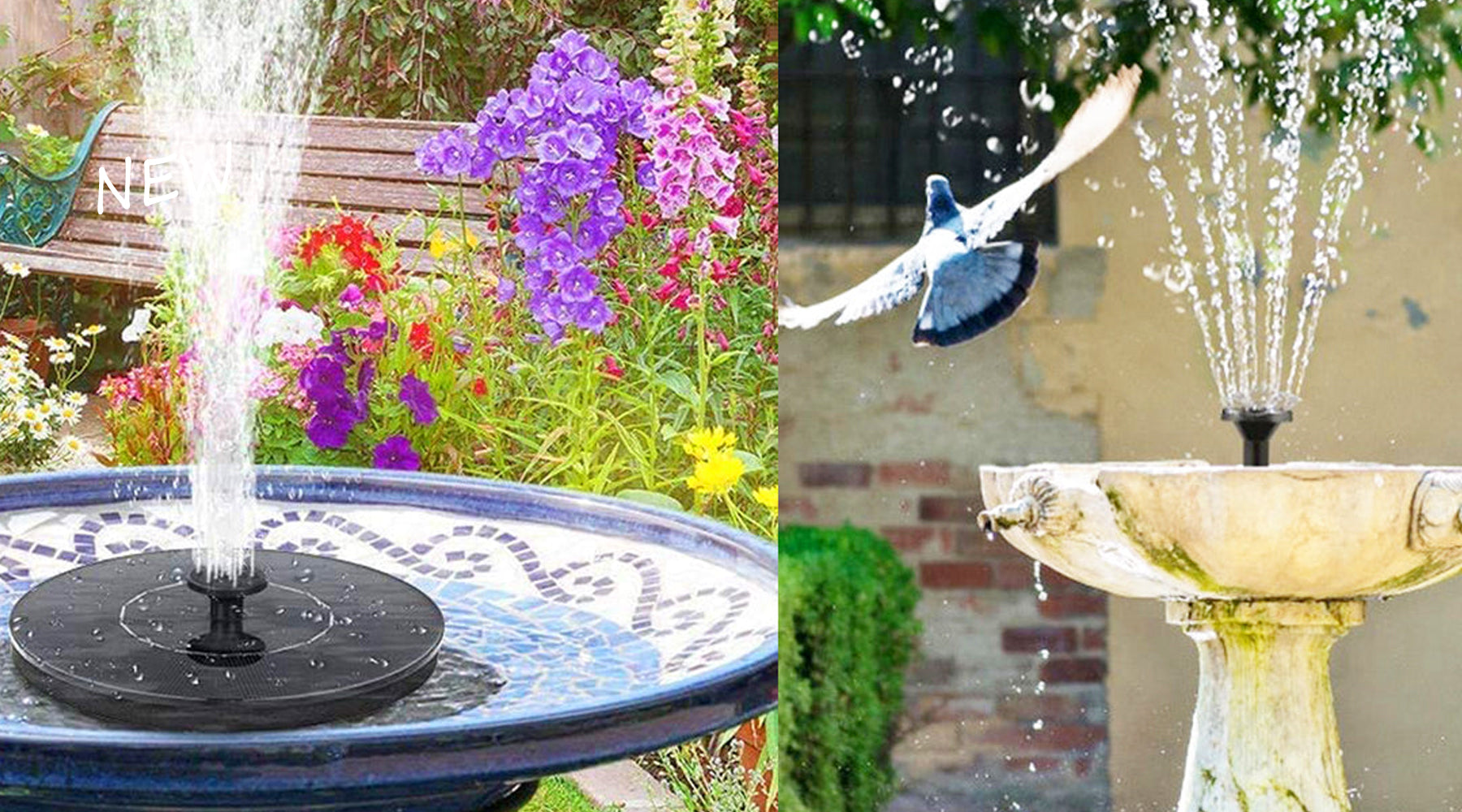 Verilux® Fountain Solar Power Floating Water Pump