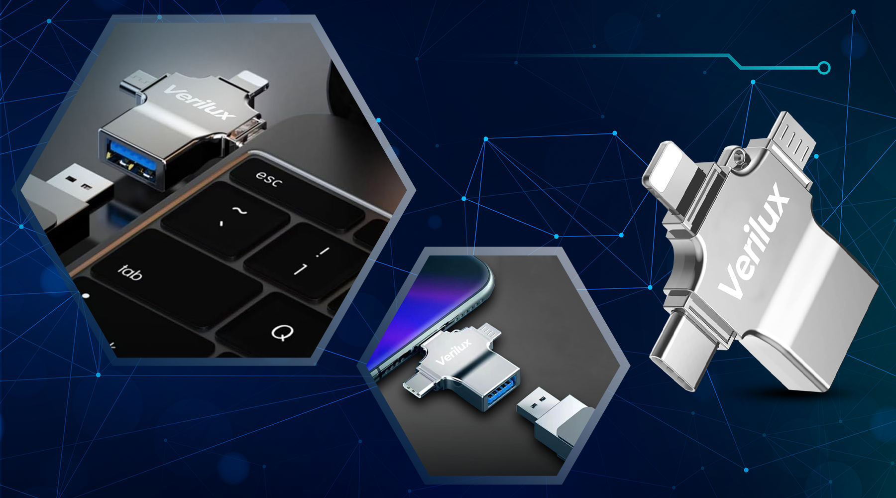 Enhancing Connectivity with the 4-in-1 OTG Adapter