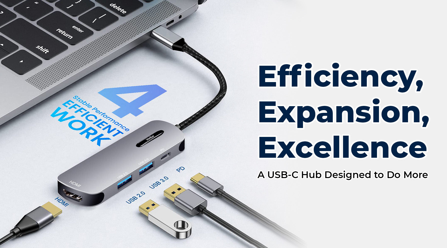 Efficiency, Expansion, Excellence: A USB-C Hub Designed to Do More
