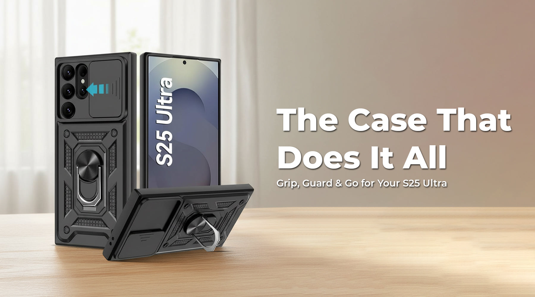 The Case That Does It All: Grip, Guard & Go for Your S25 Ultra