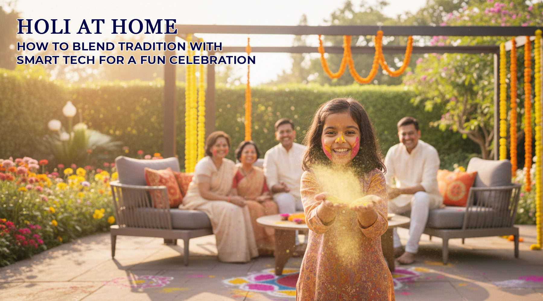 Holi at Home: How to Blend Tradition with Smart Tech for a Fun Celebration