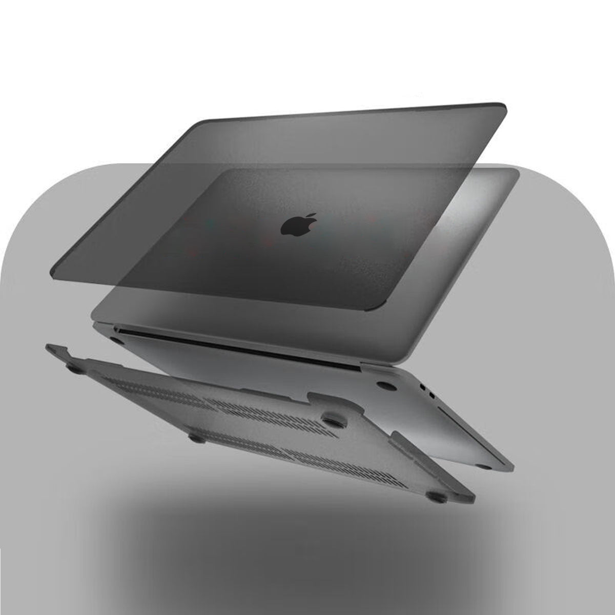 13.3 inch for MacBook Air M1 Case Cover- Grey(Only Case)