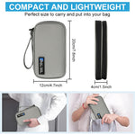 ZORBESR Double-Layer Electronics Organizer Case
