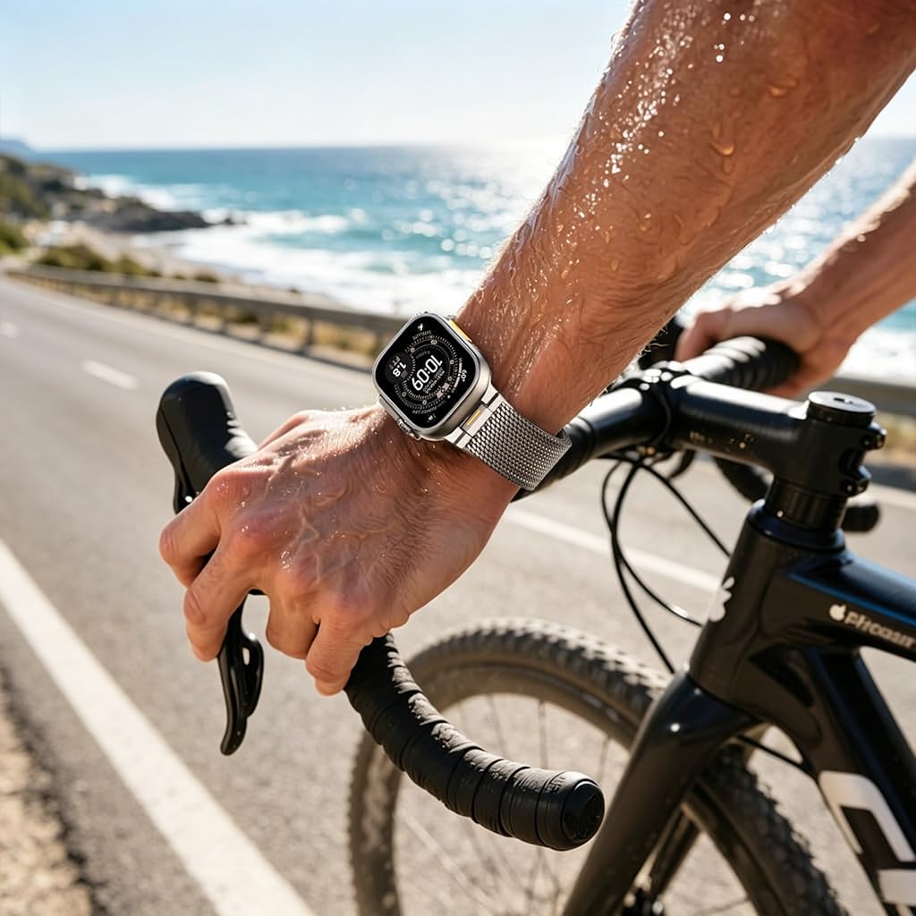 ZORBES Stainless Steel Milanese Loop Watch Band