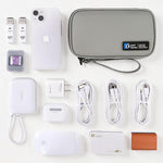 ZORBESR Double-Layer Electronics Organizer Case