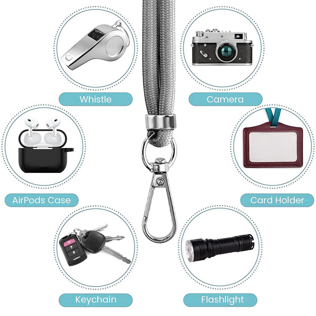 ZORBES® Phone Neck Strap and Wrist Strap Adjustable Nylon Phone Sling Strap with Attachment Insert Quick Release Phone Strap Phone Shoulder Strap Universal Phone Strap Lanyard