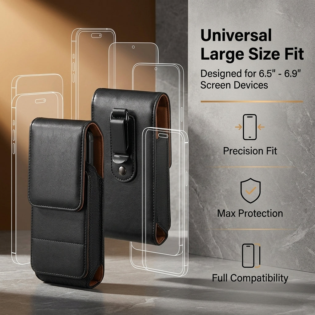 ZORBES® Phone Holster Pouch with Swivel Belt Clip for 6.5-6.9 Phone