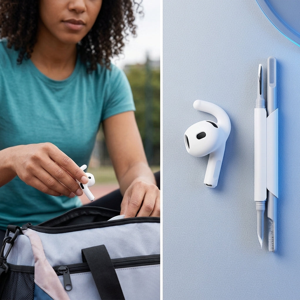 ZORBES® Ear Hooks Compatible with AirPods 4 Silicone Ear Grips