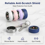 ZORBES® 4 Pack Silicone Cover Compatible for Samsung Galaxy Ring