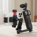 ZORBES® Phone Mount Compatible for DJI Pocket 3 Cold Shoe Bracket