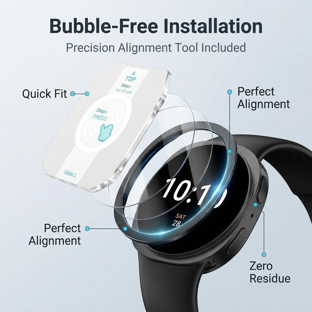 ZORBES® Screen Protector Compatible for Galaxy Watch 8 40mm 3 Pack