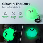 ZORBES® Glow in The Dark Cute Ghost Case Cover for AirPods 4