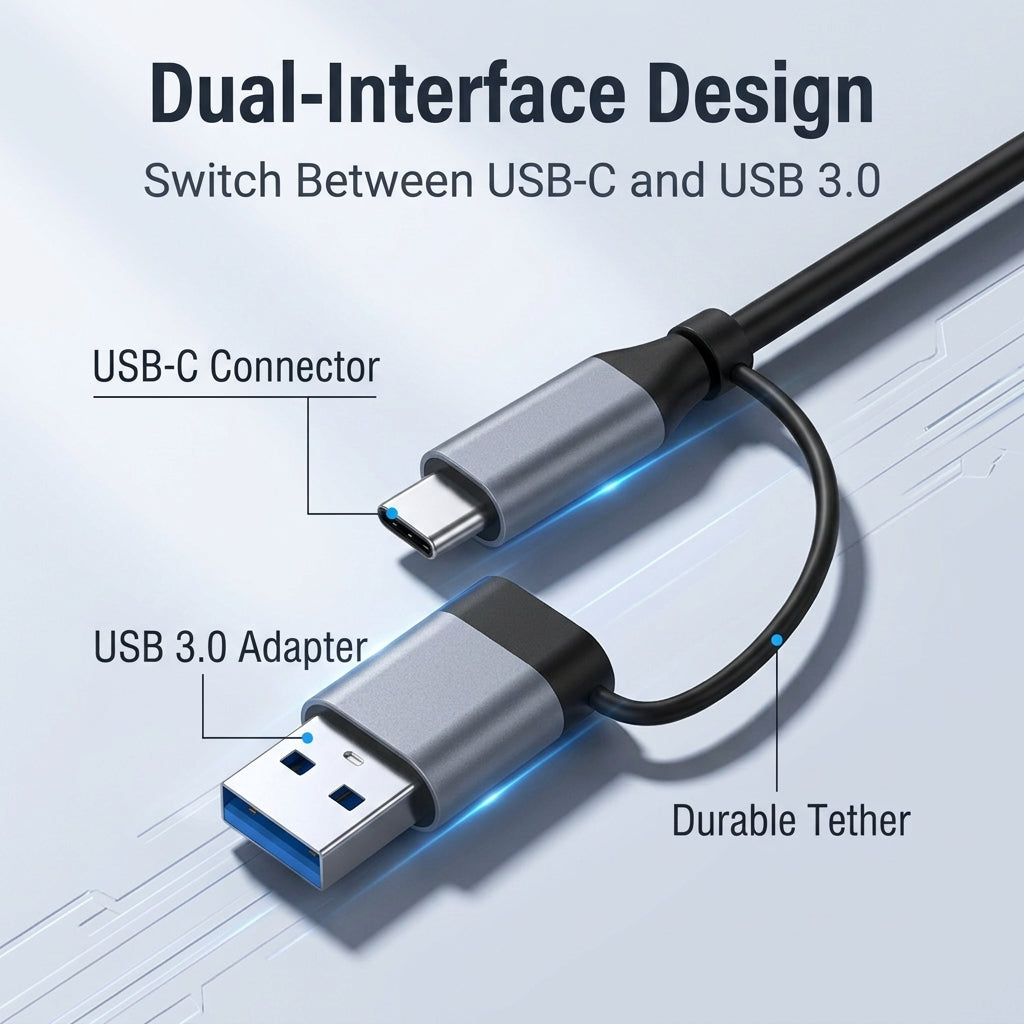 ZORBES® 6-in-1 SD Card Reader USB 3.0 & Lightning Adapter 5Gbps