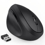 Verilux® Wireless Vertical Mouse, Ergonomic Rechargeable 2.4G Wireless Mouse