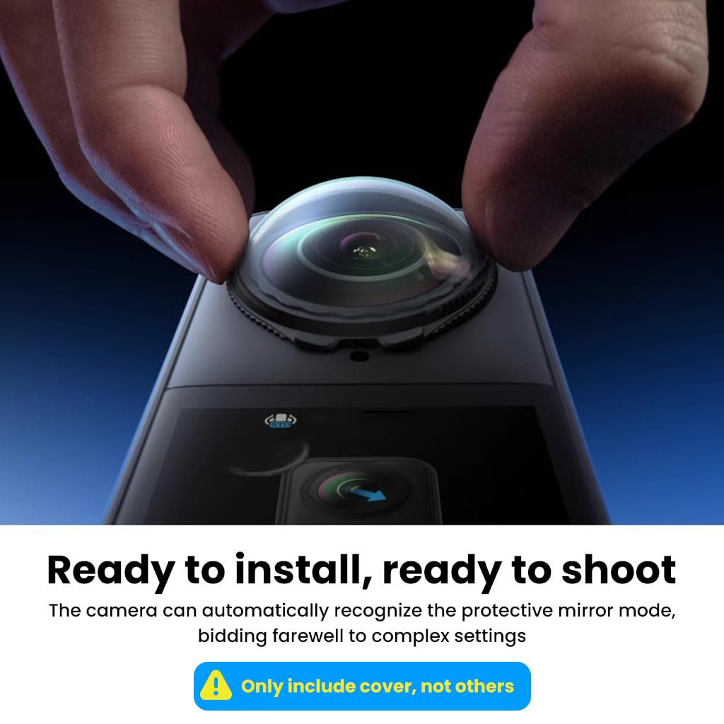ZORBES® Premium Optical Lens Guards for Insta360 X5