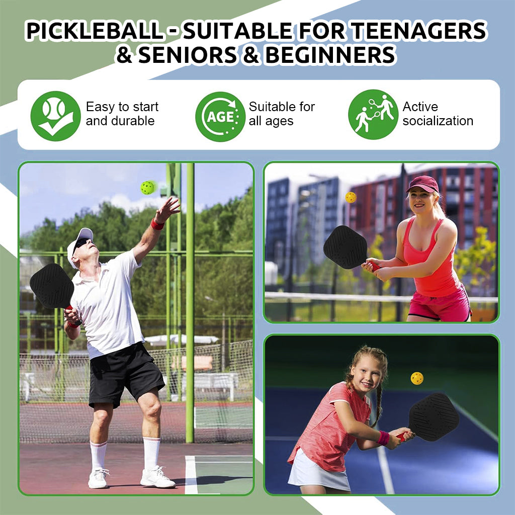 ZORBES® Juego de Palas de Ping Pong, Kit Raquetas de Ping Pong Kit 2 de con 2 Pelotas de Raqueta, Raqueta de Tenis de Mesa para Casa, Colegio y Club Deportivo Jugar en Interiores or Exteriores