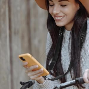 ZORBES® Fashion Phone Strap with Small PU Cash Bag Removable Phone Phone Shoulder Strap with Insert Sheet Anti-lost Universal Adjustable Polyester Phone Shoulder Strap for Travel, Daily