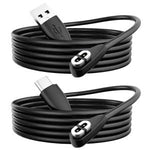Verilux Charging Cable for Shokz Headphones featuring Magnetic USB C Connection 3.3ft | 2 Pack