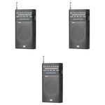 ZORBES® Portable HiFi AM FM Radio for Home Pocket Player with Speaker and 3.5mm Headphone Jack Battery Powered Easy to Use for Indoor Outdoor Emergency 3 PCS