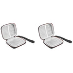 ZORBES® Storage Bag for Samsung T7 Touch Portable SSD Shockproof Travel Organizer Case with Handstrap for 500Gb 1Tb 2Tb USB 3.2 External SSD Only Bag Black 2PCS