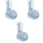 ZORBES® Wall Mount for Alexa Echo Dot, Outlet Hanger Stand for 5th & 4th Gen Holder with Cable Management, Wall Mount Accessories Holder Only 3 PCS