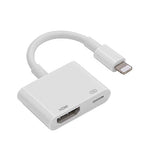 Verilux Lightning to HDMI Adapter for iPhone and iPad featuring 1080P HD Display | 3 in 1 VGA AV Connector