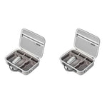 ZORBES® Carrying Case for DJI Mini 3 Pro with Shoulder Strap Hard Storage Bag Travel for Accessories Not Included DJI Mini 3 Pro 2PCS