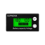 ZORBES® DC 8-100V LCD digital voltmeter, battery capacity indicator, power meter with anti blocking connection protection