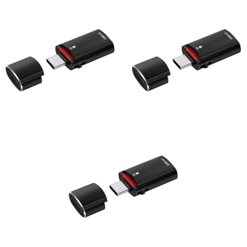 Verilux® OTG Type C to USB Card Reader 2 in 1 TF SD 3.0 Adapter for iPhone 15 Memory Card High Speed Samsung Xiaomi Huawei P40 3PCS