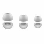 Verilux AirPods Pro Ear Tips Replacement with Memory Foam and Anti Slip Fit | 3 Pairs S M L Grey