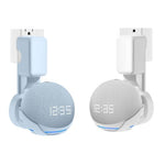 ZORBES® 2PCS Echo Dot Wall Mount Alexa Stand with Cable Management for 4th/5th Generation - Alexa Holder Accessories (Only Holder)White and Blue