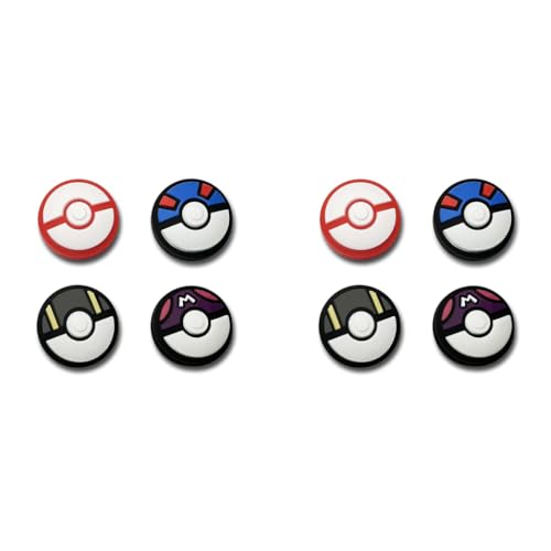 ZORBES® 8PCS Silicone Joycon Thumb Grip Caps Creative Ball Design Joy-Con Cap Suitable Controllers Switch OLED Lite