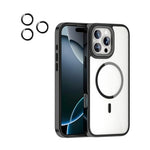 ZORBES® Phone Case for 16 Pro Max, PC High Transparency Case Black