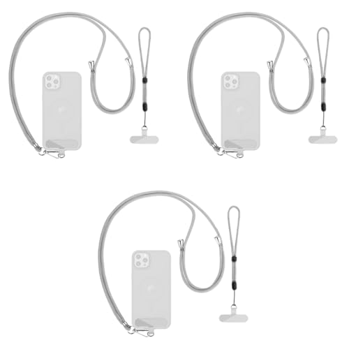 ZORBES® Phone Neck Strap and Wrist Adjustable Nylon Sling with Attachment Insert Quick Release Shoulder Universal Lanyard 3 PCS