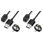 ZORBES® USB Charger for Samsung Galaxy Fit 3 1.6 Inch Display Replacement 3.3ft Charging Cable Dual Pin Magnetic for Fit3 2PCS