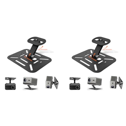 ZORBES® Desktop Projector Holder Stand Adjustable Wall Mount Bracket Carbon Steel Metal Universal Desk for Projectors 2 PCS