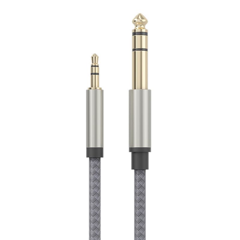 Verilux® 3.5mm to 6.35mm Aux Cable, 6.35mm 1/4" Male to 3.5mm 1/8" Male TRS Bidirectional Stereo Audio Cable Jack 4FT