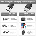 Verilux Charging Cable for Shokz Headphones featuring Magnetic USB C Connection 3.3ft | 2 Pack