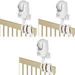 ZORBES® Baby Monitor Stand Camera Flexible Fits Infant Optics DXR 8 DXR-8 Pro Other Monitors can be Fixed to Crib Frame or Furniture Stand only 3PCS