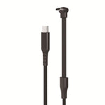 Verilux® 90° Angled TYPE C Cable, PD 60W TYPE C to TYPE C Cable Fast Charging Cable, 480Mbps Data Transfer, 6.6ft Nylon Braid Cable No Tangle Data Cable Charging Cable for Phone 17/16/15, Android
