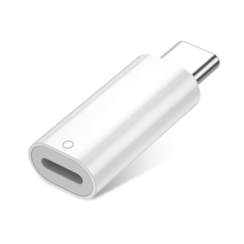 ZORBES® USB C to Pencil Adapter for Apple Pencil 1st Gen, USB-C Male to Pencil Charging Adapter for iPad 10th Generation Bluetooth Pairing Type C