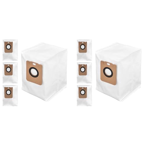 Verilux® 8PCS Replacement Parts Dust Collector Bag for Dreame D10s Plus Vacuum Cleaner Reusable Bags for Hair Dirt Debris Vacuuming Accessories