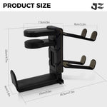 ZORBES® 3-in-1 PC Gaming Headset&Controller Holder, Headphone Stand with Adjustable Clamp&2 Controller Holder&Rotating Arm&Cable Organizer, 360 Degree Rotatable PC Gaming Accessory Headset Holder