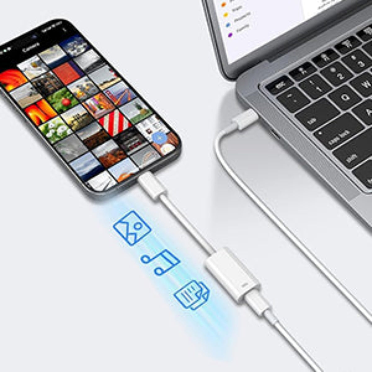 ZORBES® 2-in-1 USB-C to Audio & Charging Adapter