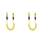Verilux 4 in 1 Type C Cable for Fast Charging with PD65W and Spring Coiled Design | 480Mbps Data Transfer