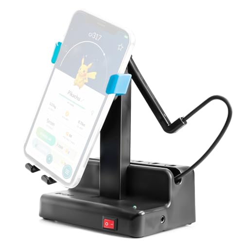 ZORBES® Phone Shaker for Steps Compatible with Stepper Shaker for 6.5'' Phones, Phone Swing Device with Switch, Silent Electric Step Simulator, USB Plug and Go