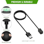 ZORBES® USB Charger for Samsung Galaxy Fit 3 1.6 inch Display Replacement 3.3ft Dual Pin Magnetic Charging Cable for Fit3 3PCS