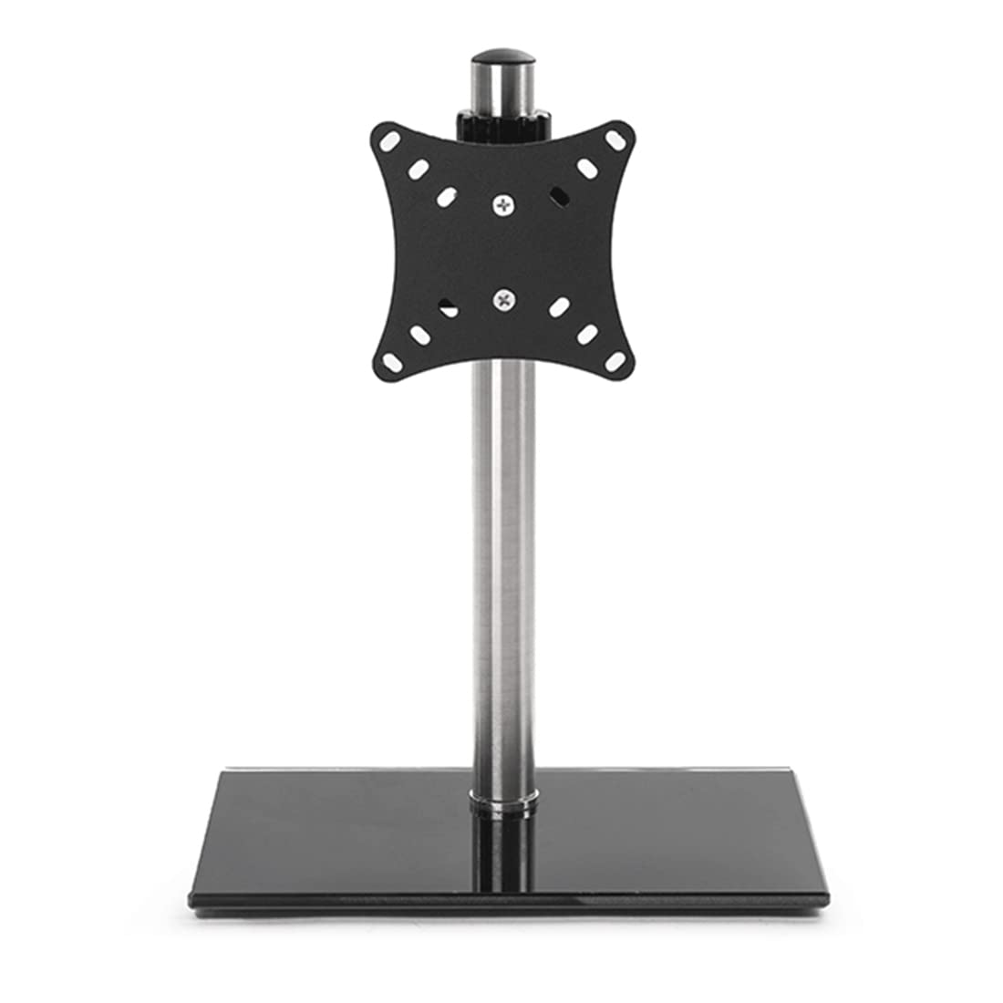 ZORBES® Monitor Stand,for Desk Monitor Stand for Table 13 to 37 inch Desk Monitor Stand Freestanding VESA Steel Monitor Stand Tempered Glass Base