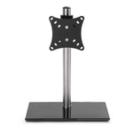 ZORBES® Monitor Stand,for Desk Monitor Stand for Table 13 to 37 inch Desk Monitor Stand Freestanding VESA Steel Monitor Stand Tempered Glass Base