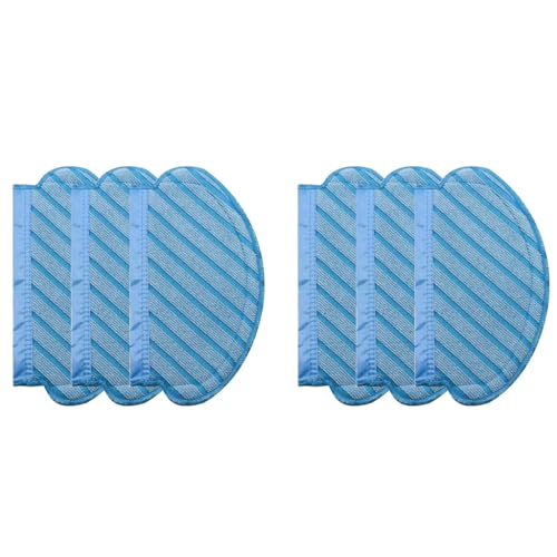 Verilux® 6PCS Mop Cloth Pads for Ecovacs Deebot Ozmo 920 950 Vacuum Cleaner Replacement Parts Accessory for Deebot T5